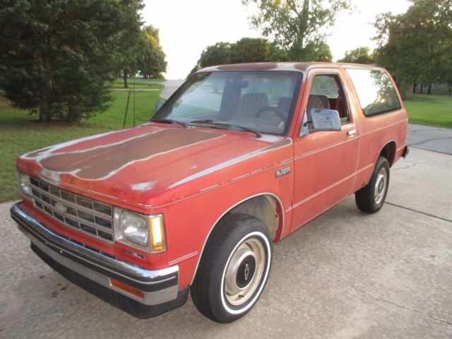 1987 ORANGE Chevrolet Blazer SUV