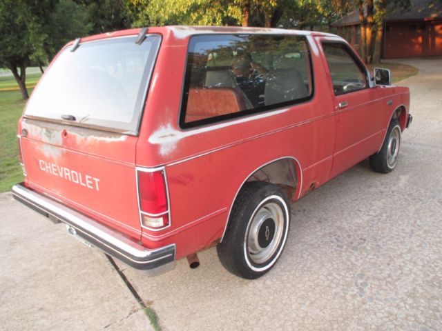 1987 ORANGE Chevrolet Blazer SUV