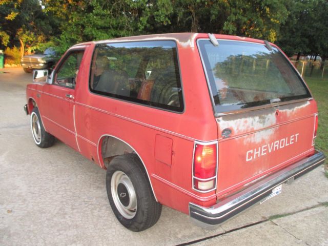 1987 ORANGE Chevrolet Blazer SUV