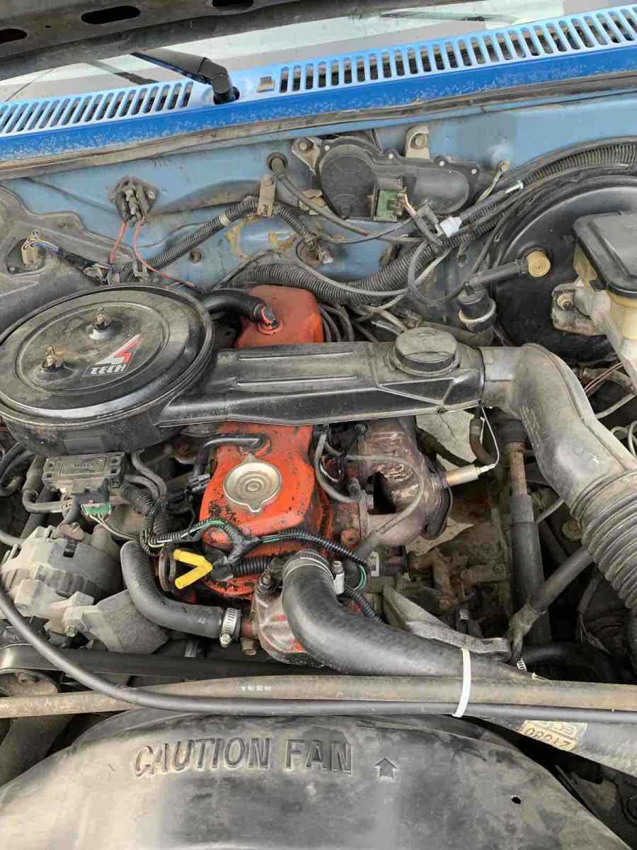 1987 Blue Chevrolet S10 Pickup