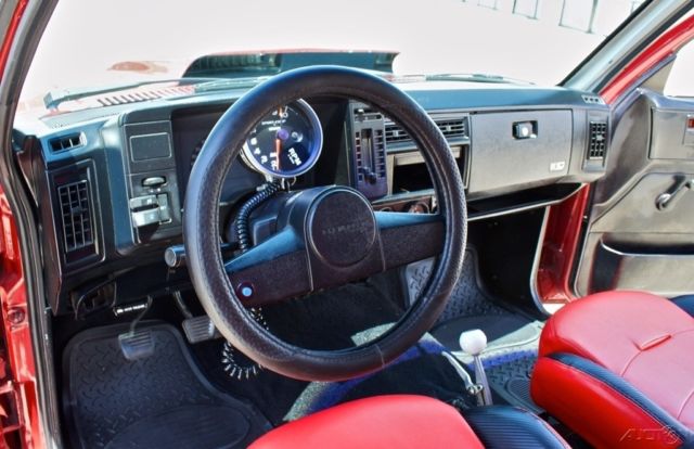 1987 Red Chevrolet S-10 Pickup Truck