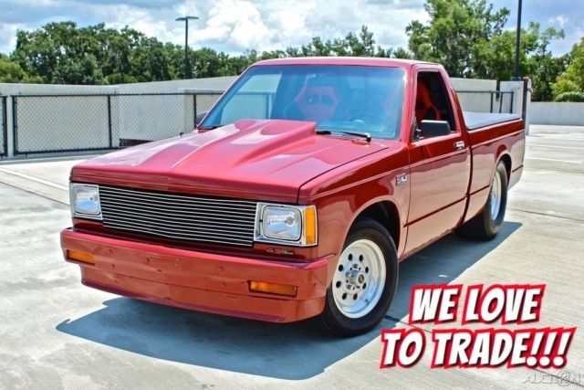 1987 Red Chevrolet S-10 Pickup Truck