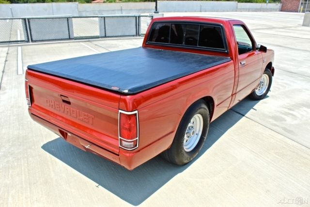 1987 Red Chevrolet S-10 Pickup Truck