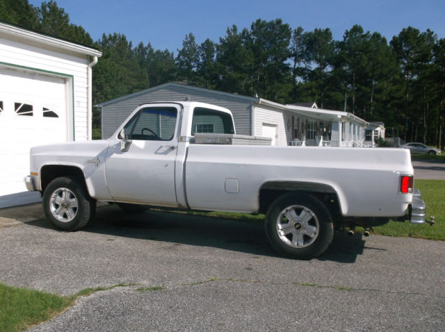 1987 White Chevrolet Silverado 1500 LWB PICKUP