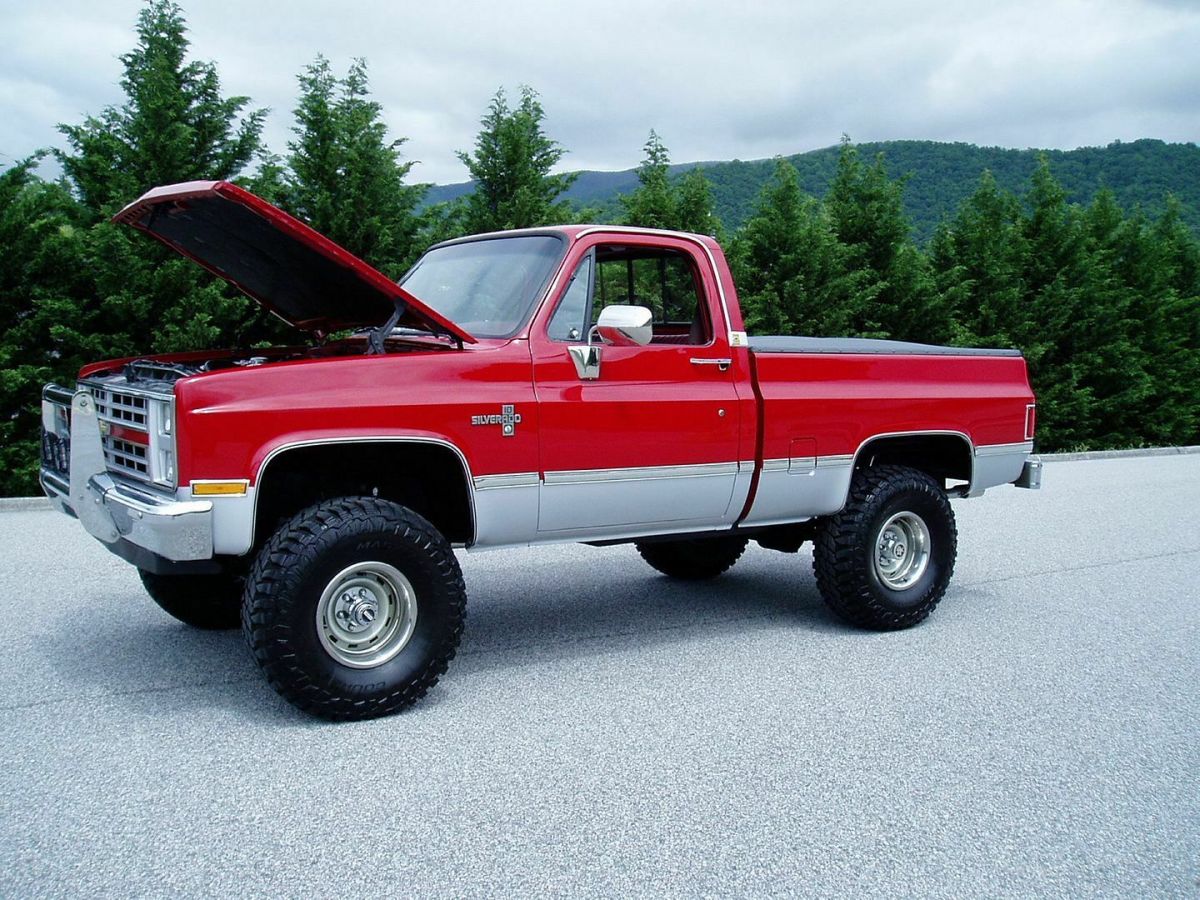 1987 Red Chevrolet C-10 Standard Cab Pickup