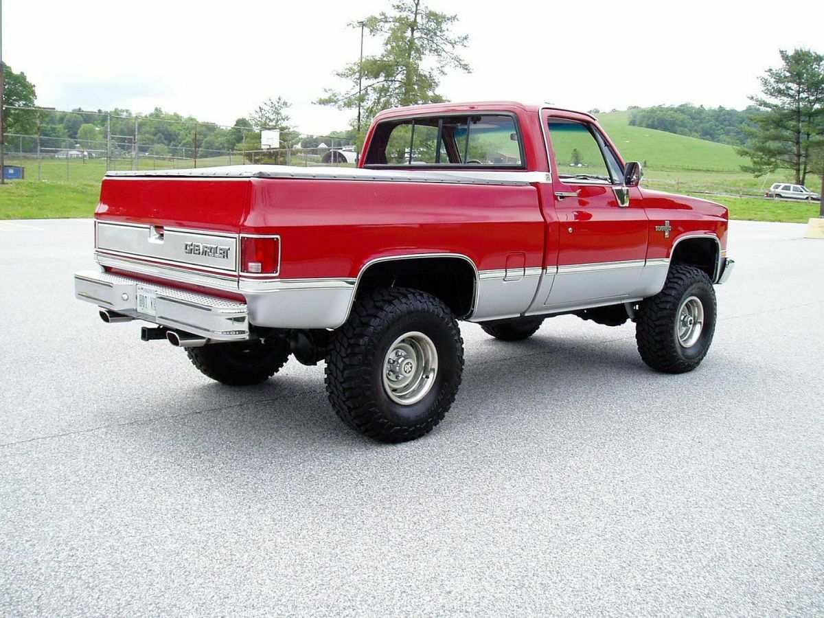1987 Red Chevrolet C-10 Standard Cab Pickup