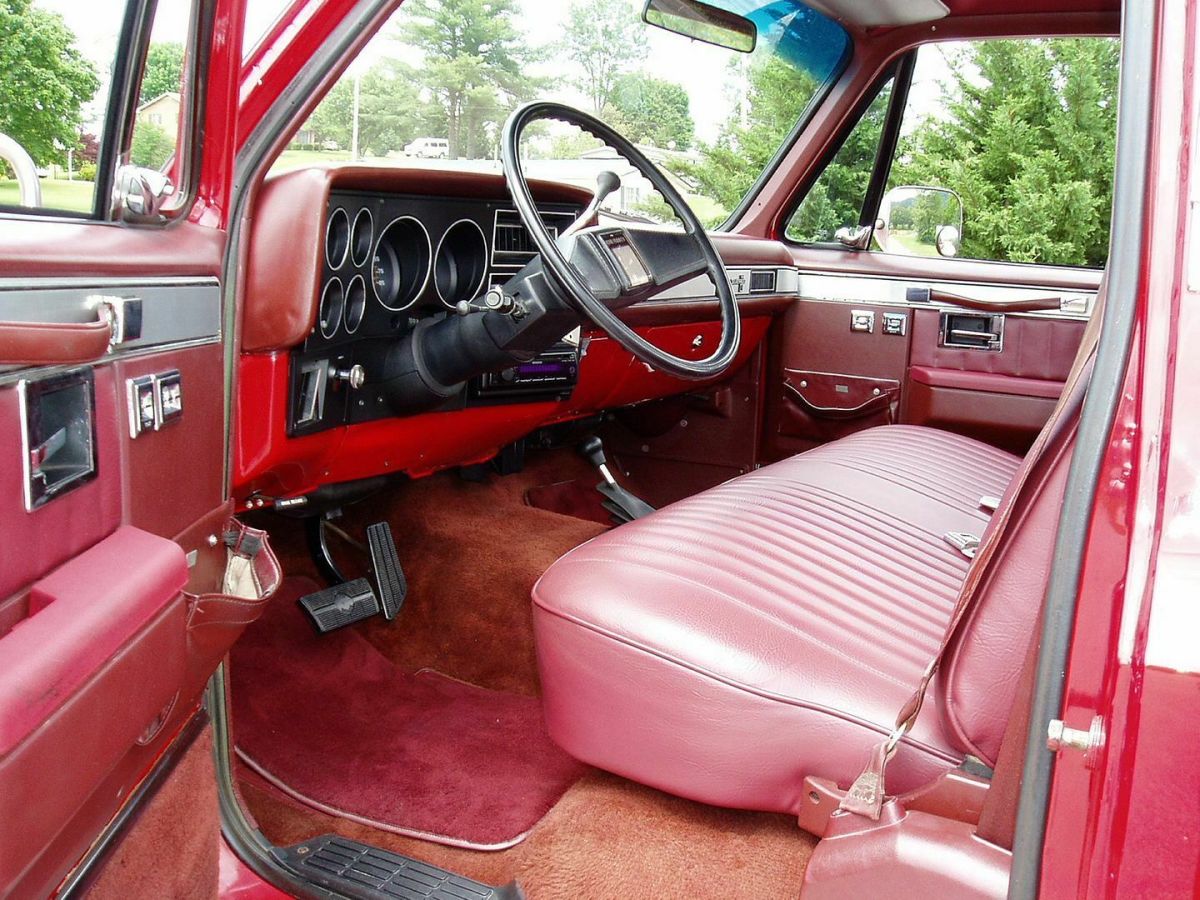 1987 Red Chevrolet C-10 Standard Cab Pickup
