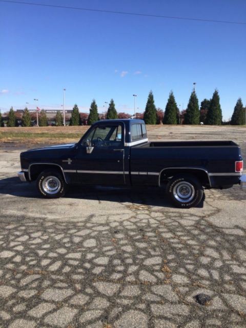 1987 Blue Chevrolet C-10 Standard Cab Pickup