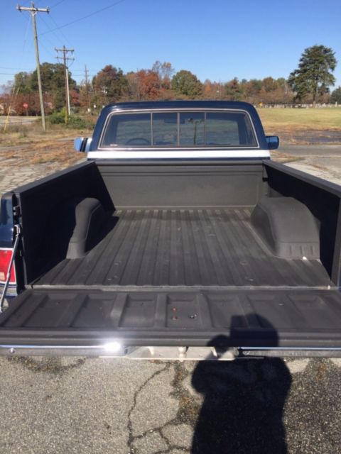 1987 Blue Chevrolet C-10 Standard Cab Pickup