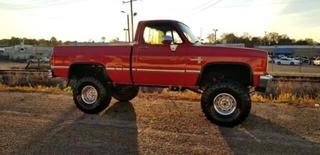 1987 Red Chevrolet C/K Pickup 1500