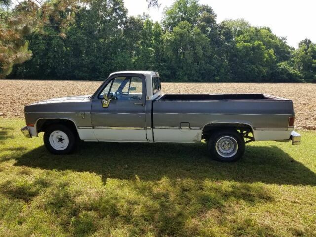 1987 Gray Chevrolet Silverado 1500 Long Wheel Base Fleetside