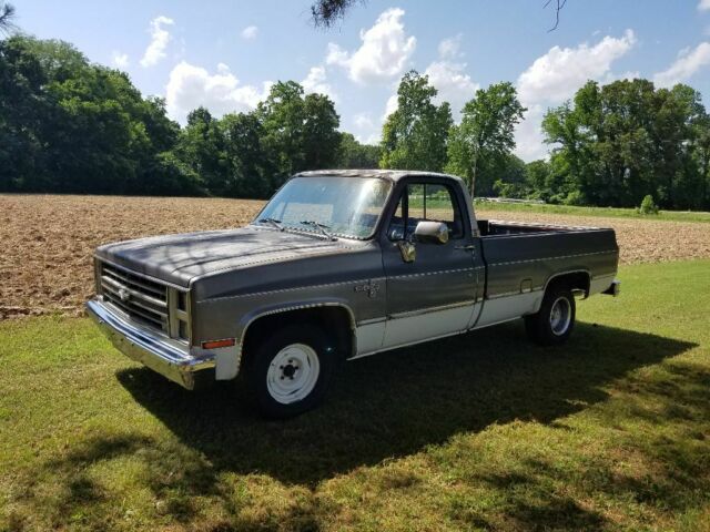 1987 Gray Chevrolet Silverado 1500 Long Wheel Base Fleetside