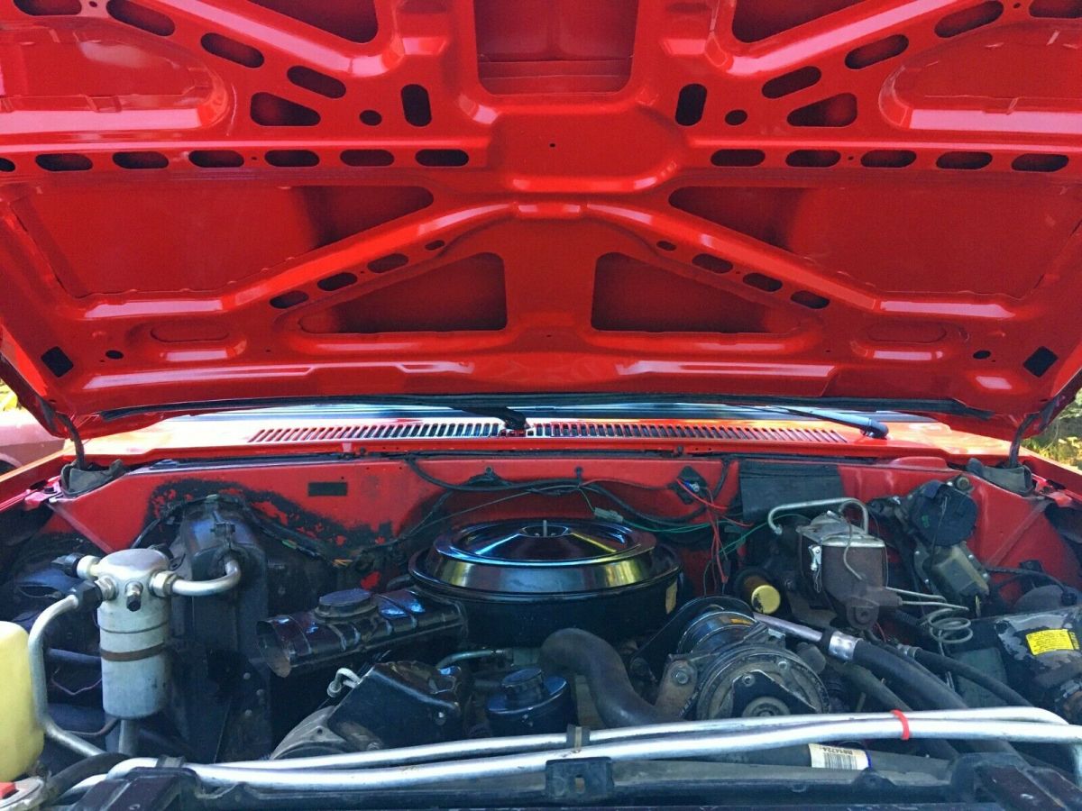 1987 Red Chevrolet Silverado 3500 Standard Cab Pickup