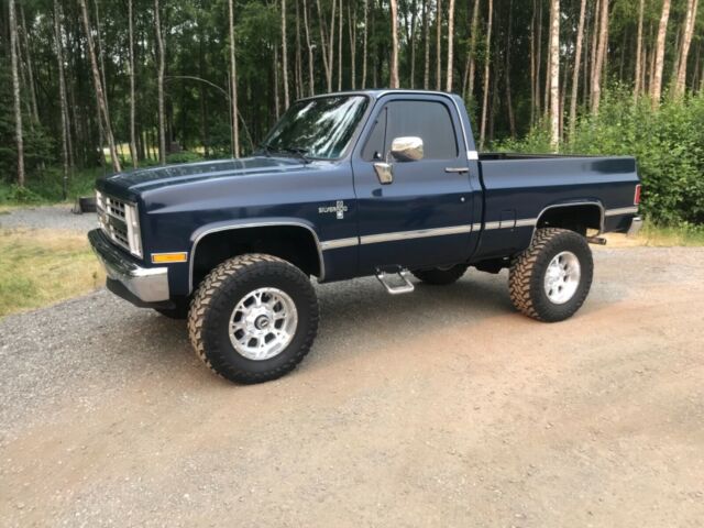 1987 Blue Chevrolet Other Pickups Short bed
