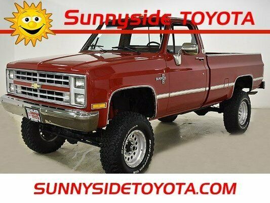 1987 Red Chevrolet C/K Pickup 1500 Standard Cab Pickup