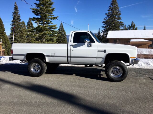 1987 White Chevrolet C/K Pickup 2500 Standard Cab Pickup