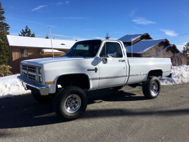 1987 White Chevrolet C/K Pickup 2500 Standard Cab Pickup