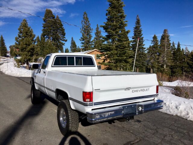 1987 White Chevrolet C/K Pickup 2500 Standard Cab Pickup