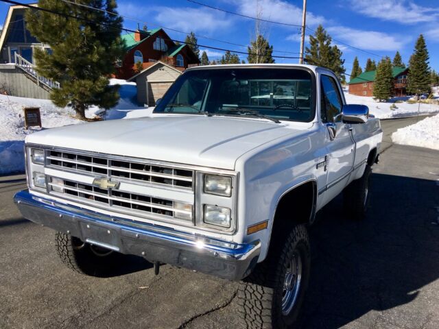 1987 White Chevrolet C/K Pickup 2500 Standard Cab Pickup