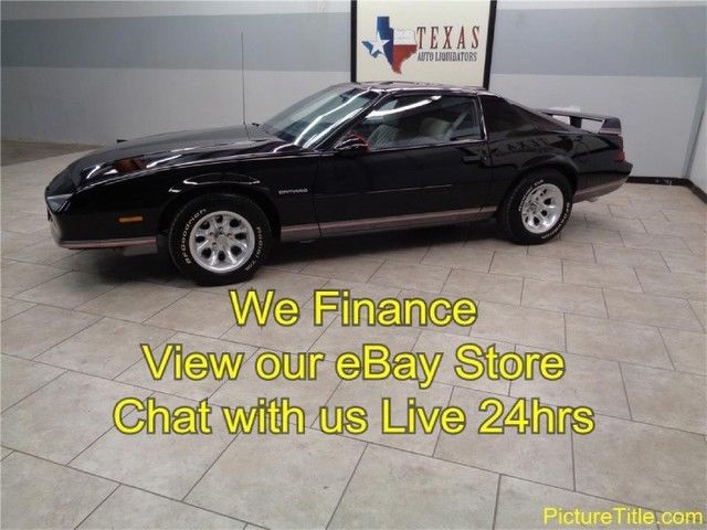 1987 Black Chevrolet Camaro