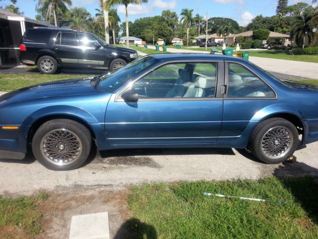 1987 Blue Chevrolet Beretta 2door