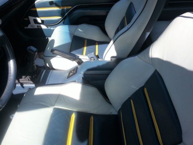 1987 Blue Chevrolet Beretta 2door