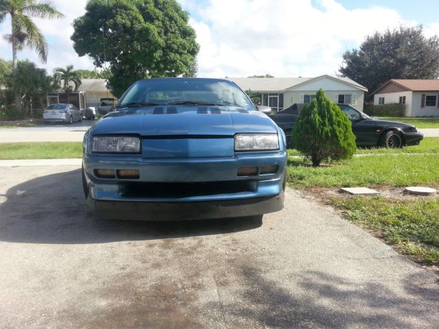 1987 Blue Chevrolet Beretta 2door
