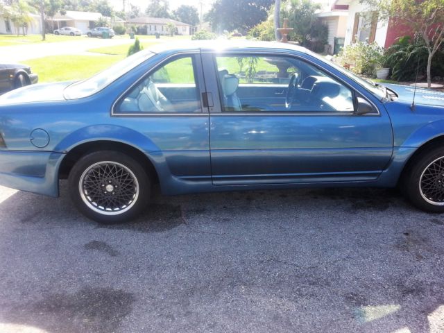1987 Blue Chevrolet Beretta 2door