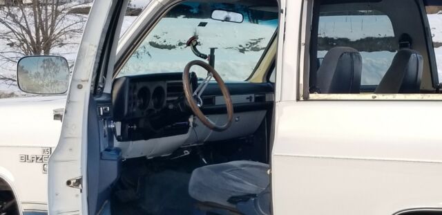 1987 White Chevrolet Blazer Convertible