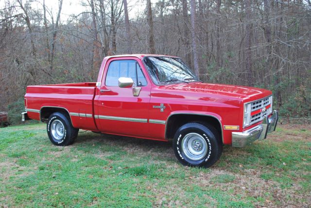 1986 Red Chevrolet C-10 Standard Cab Pickup