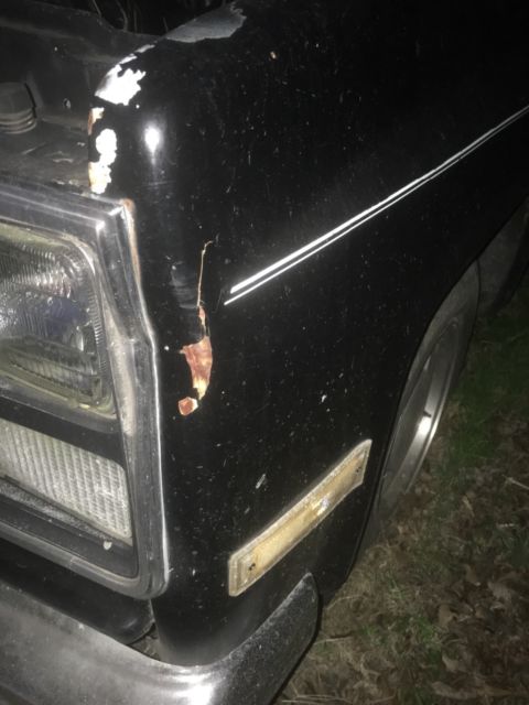 1987 Black Chevrolet C-10 Standard Cab Pickup