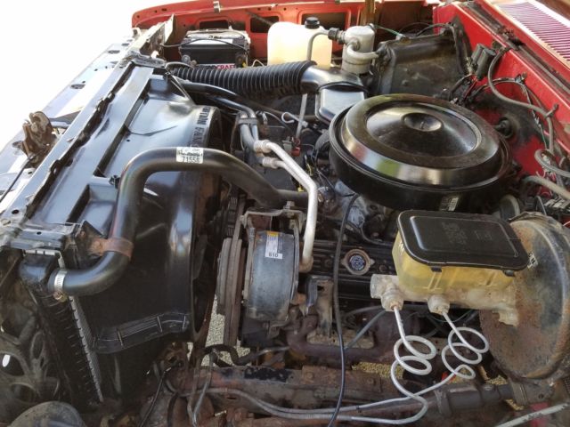 1987 Red Chevrolet C-10 Coupe