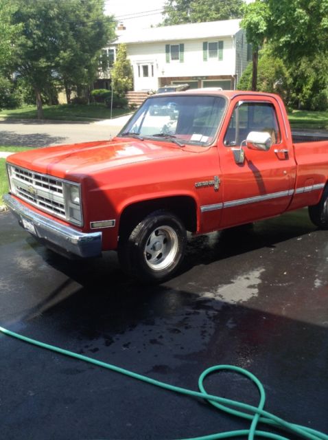 1987 Red Chevrolet C/K Pickup 1500 Standard Cab Pickup