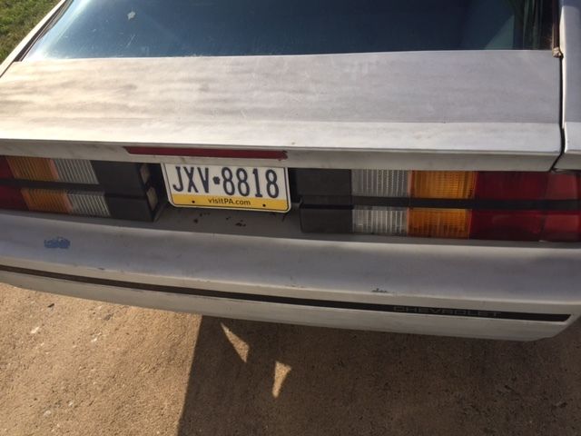 1987 Silver Chevrolet Camaro