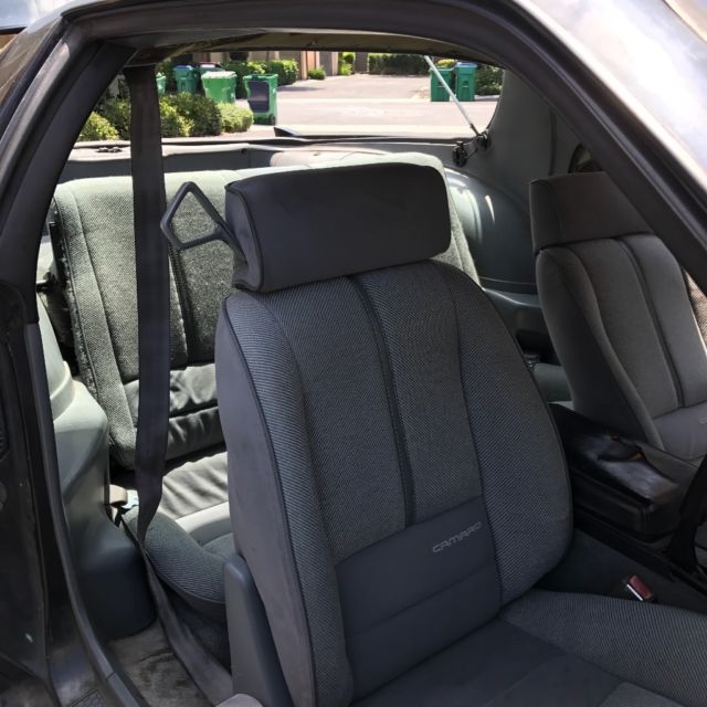 1987 Black Chevrolet Camaro Coupe