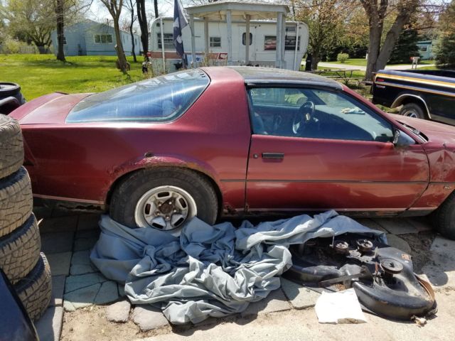 1987 Red Chevrolet Camaro Hatchback