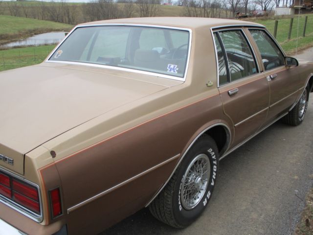 1987 Brown Chevrolet Caprice Sedan