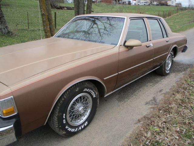 1987 Brown Chevrolet Caprice Sedan