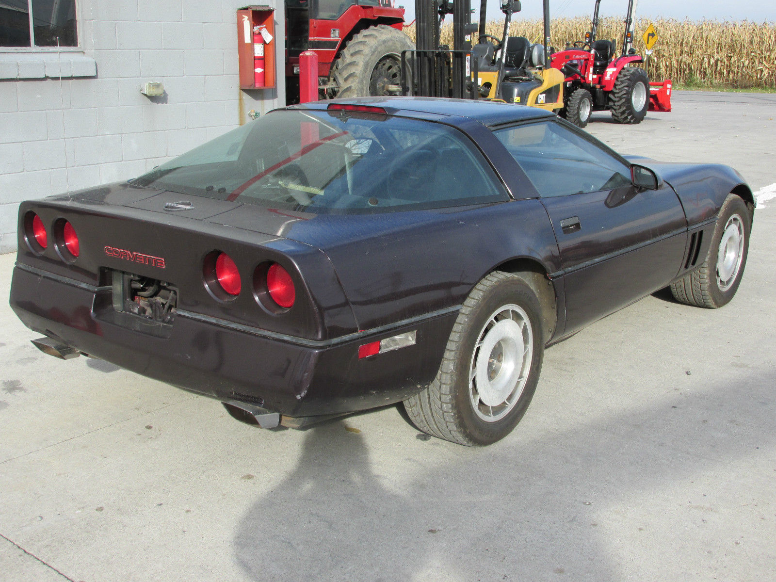 1987 Silver Chevrolet Corvette Coupe