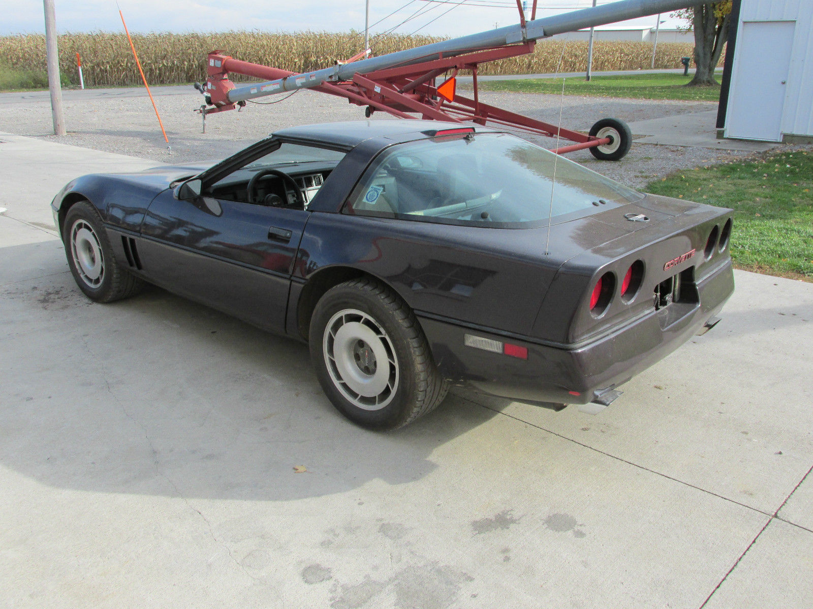 1987 Silver Chevrolet Corvette Coupe