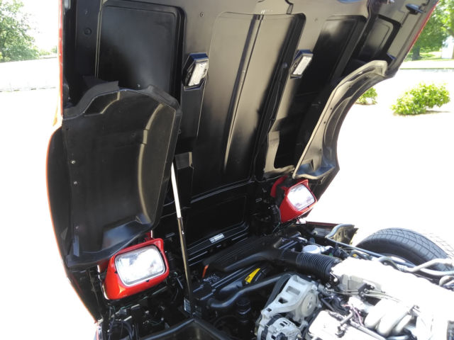 1987 Red Chevrolet Corvette Convertible