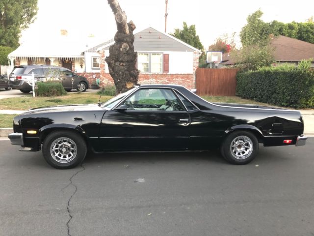 1987 Black Chevrolet El Camino