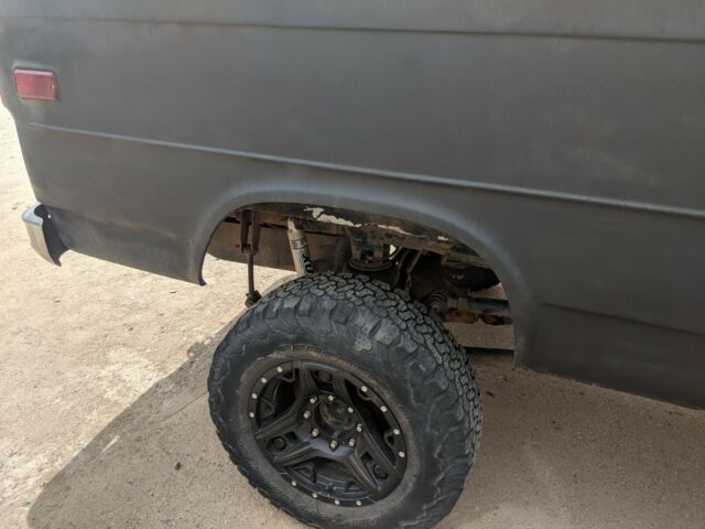 1987 Black Chevrolet K30 Standard Passenger Van