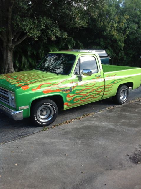 1987 Green Chevrolet Silverado 1500