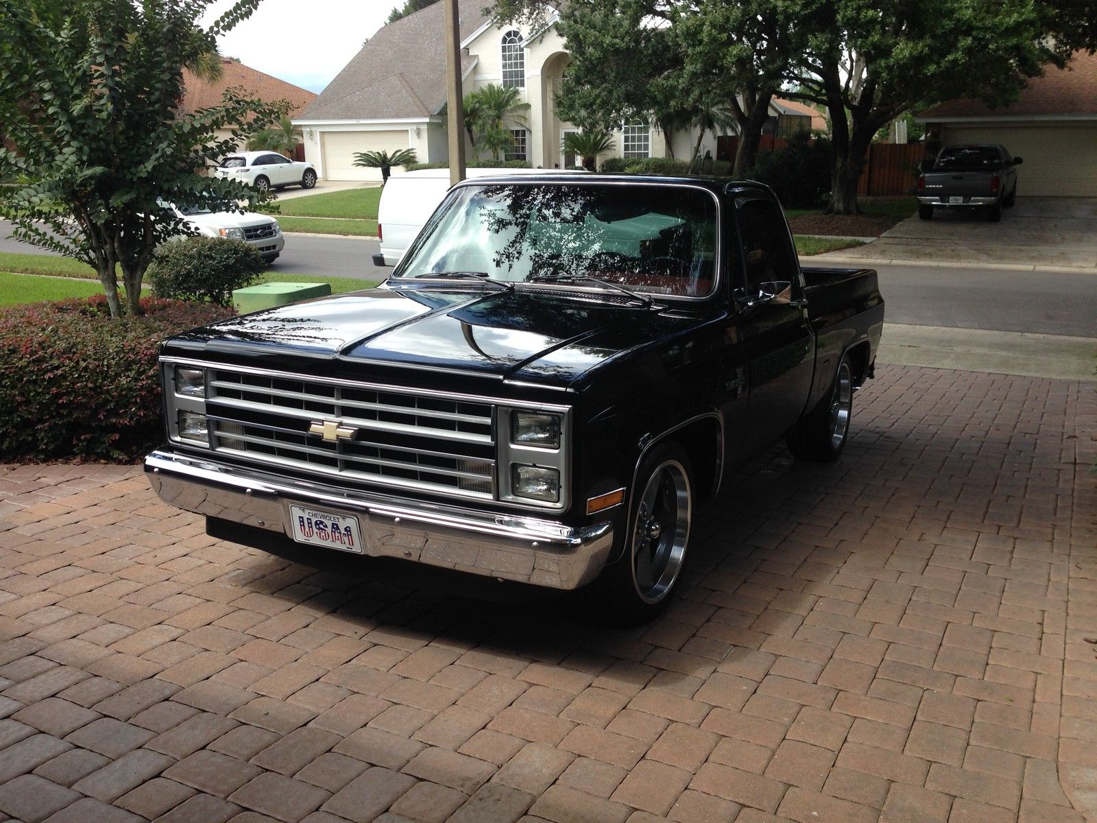 1987 Black Chevrolet C-10