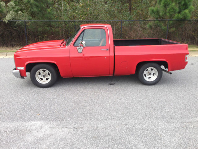 1987 Red Chevrolet C-10 Standard Cab Pickup
