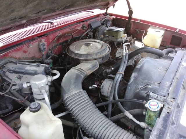 1987 Red Chevrolet C-10 Standard Cab Pickup
