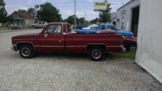 1987 Red Chevrolet C-10 Standard Cab Pickup