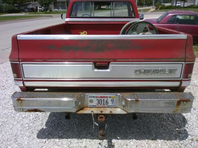 1987 Red Chevrolet C-10 Standard Cab Pickup