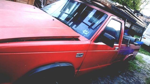 1987 Red Chevrolet S-10 Standard Cab Pickup